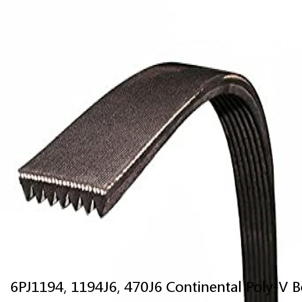 6PJ1194, 1194J6, 470J6 Continental Poly-V Belt 6 Ribs, 1194mm, 47" Long